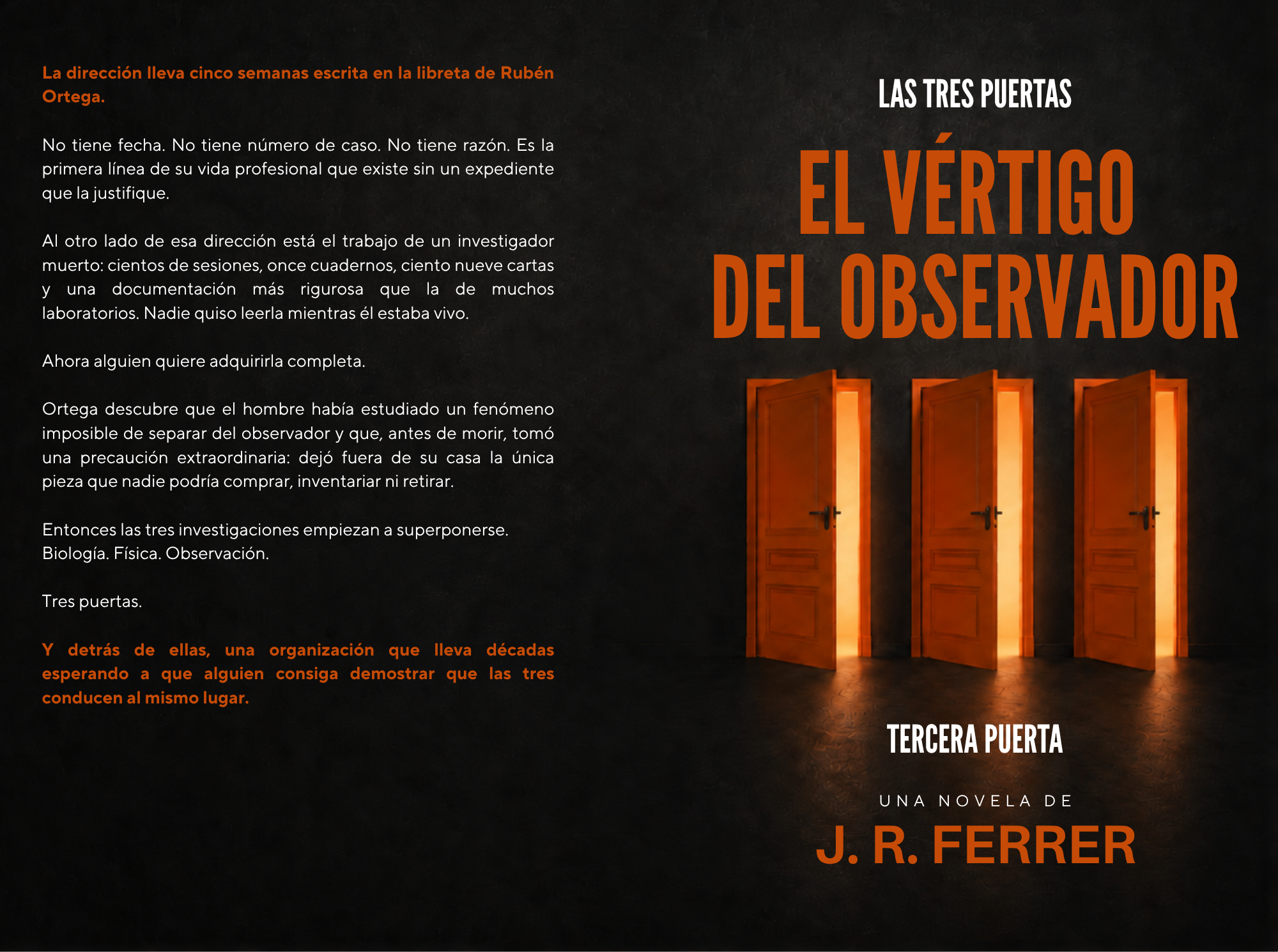 Cubierta completa de El vértigo del observador